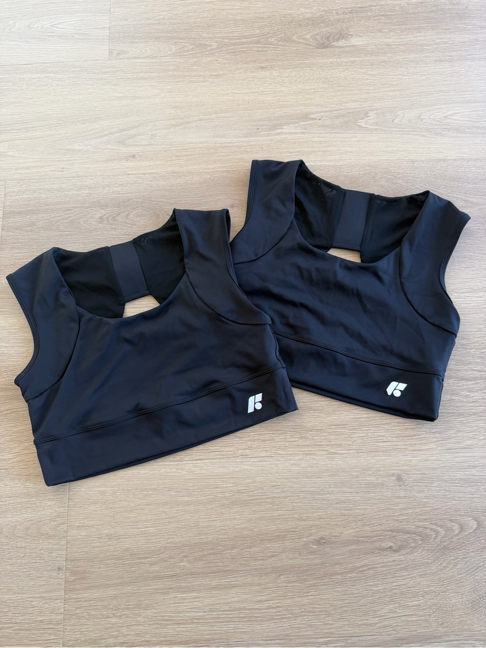 FORME Black Power Bra Posture Correcting Sports Bra Bundle of 2 Workout Athletic